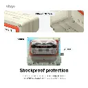 Elago Cassette Tape Hang Case AirPods Pro 3 (Classic White / Red)