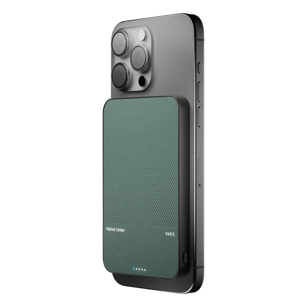 Native Union (Re)Classic Power Bank 5000mAh Qi2 (Slate Green)
