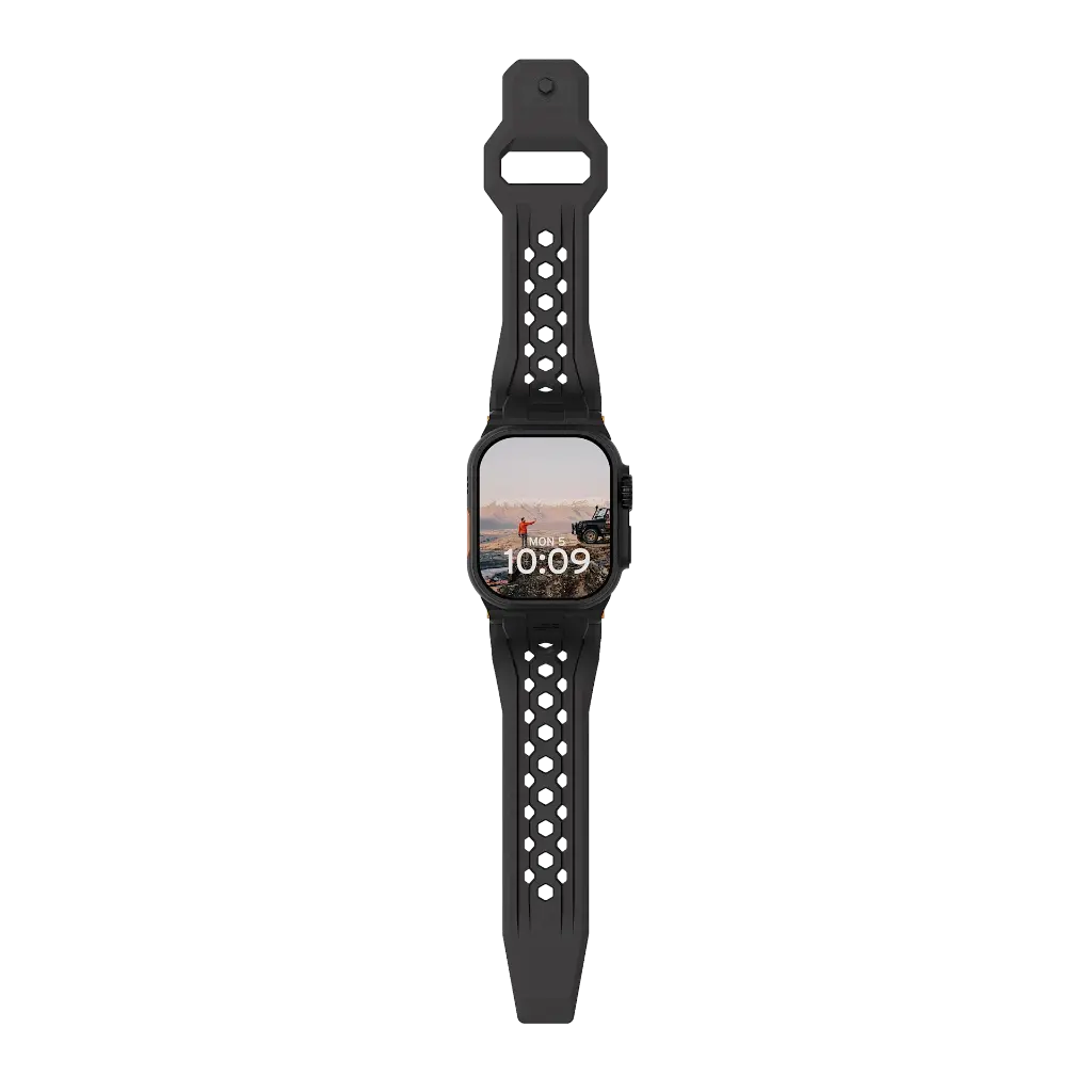UAG Monarch Strap for Apple Watch 49/45/44/42 (Black)