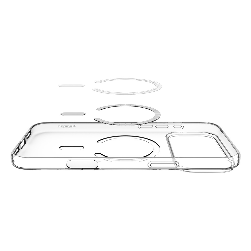 Spigen Liquid Crystal MagFit Case for iPhone 17 Pro (Clear White)