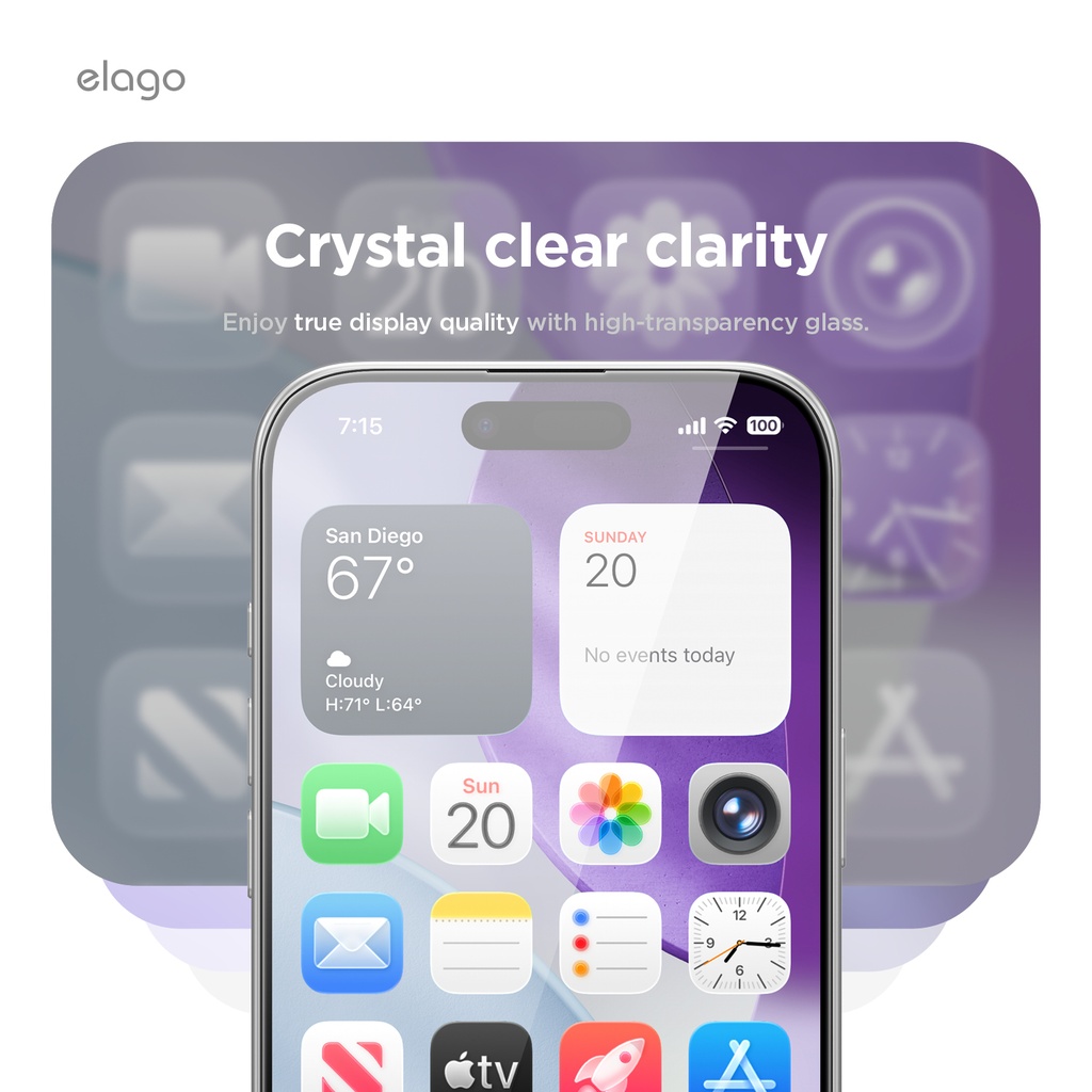 Elago Screen Protector for iPhone 17 Air (Privacy)