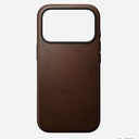 Nomad Modern Leather Case for iPhone 17 Pro (Brown)