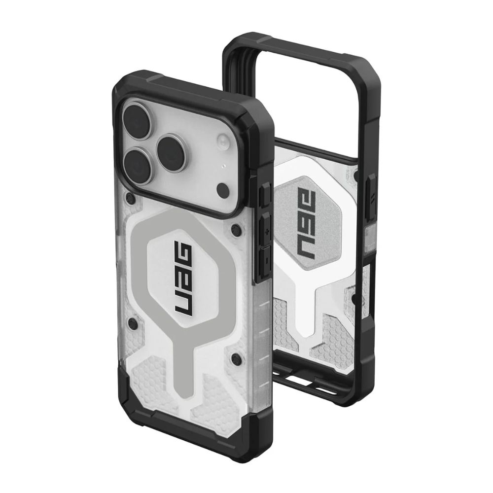 UAG Pathfinder Clear Magsafe Case for iPhone 17 Pro (Ice/Silver)