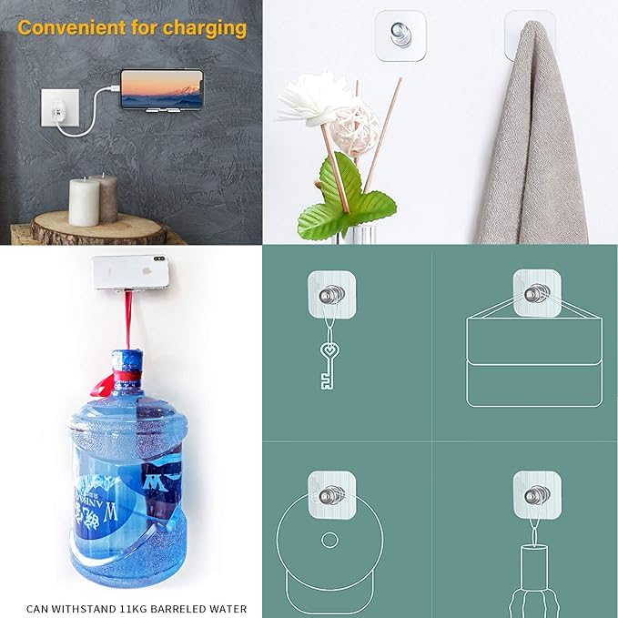 Aukvite B10 Wall Phone Holder (Silver)