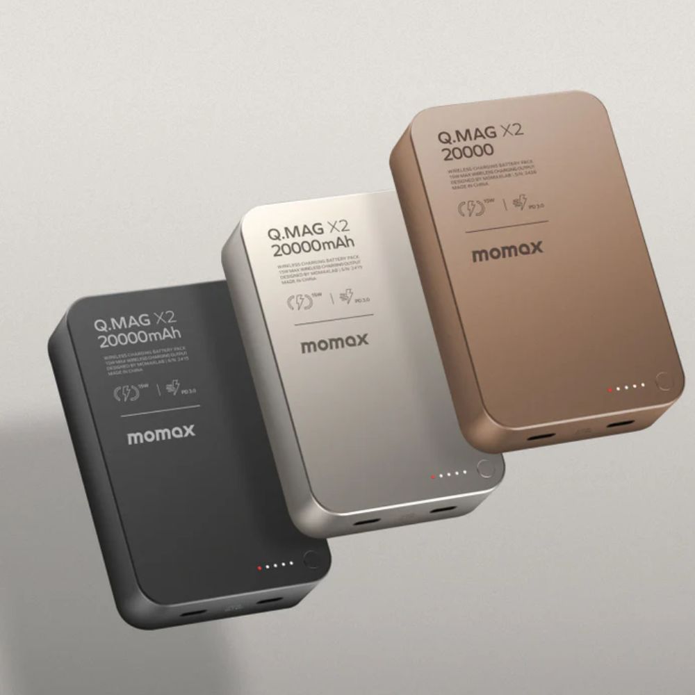 Momax Q.Mag X2 35W 20000mAh wireless battery pack (Titanium)