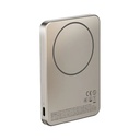 Momax 1-Power F.Pass+ 5000mAh Battery Pack with Built-in Cable and Magnetic attachment (Titanium)