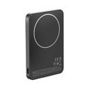 Momax 1-Power F.Pass+ 5000mAh Battery Pack with Built-in Cable and Magnetic attachment (Black)