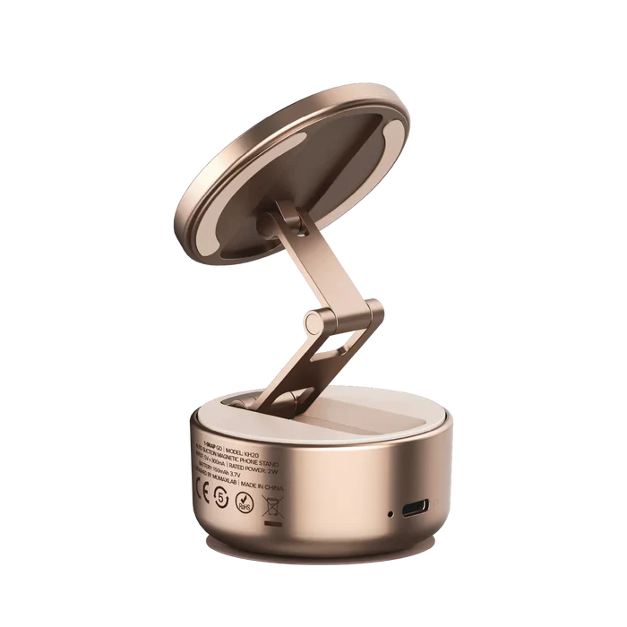 Momax 1-SNAP GO Auto Suction Magnetic Phone Stand (Desert Titanium)