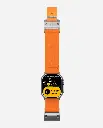AULUMU A11 Mag Buckle Slim Band for Apple Watch Series (Luminous Orange)