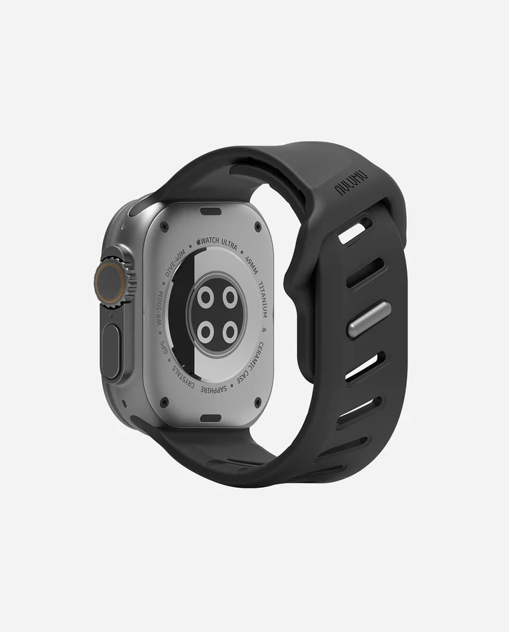 AULUMU A02 Offbeat Sport Band for Apple Watch Series (Black)