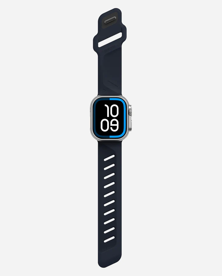 AULUMU A02 Offbeat Sport Band for Apple Watch Series  (Dark Blue)