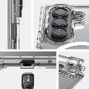 Araree Nukin 360 Magsafe Case With Hinge Protection for Samsung Galaxy Z Fold 7 (Clear)