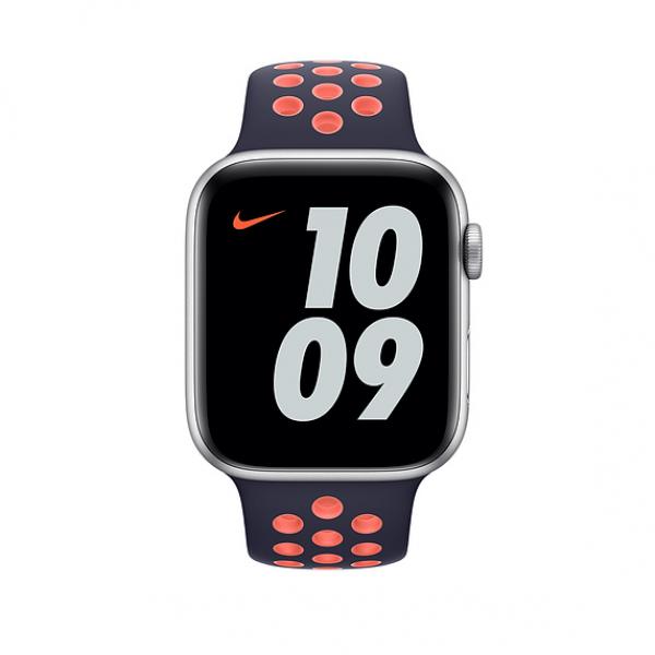 Apple Watch Nike Sport Band 44mm (Blue Black/Bright Mango)