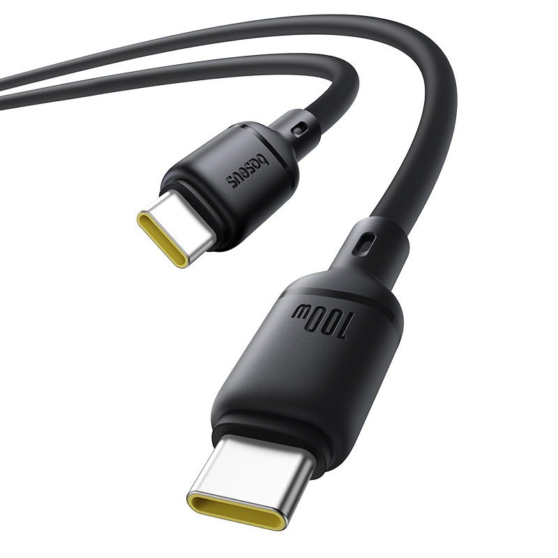 Baseus Silky Fast Charging Cable USB-C to USB-C 100W 2m (Cluster Black)