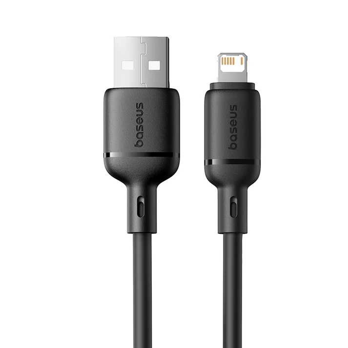 Baseus Silky Fast Charging Cable USB-A to iP 2m (Cluster Black)