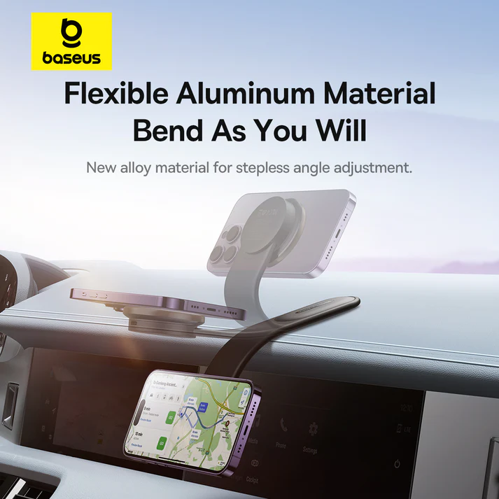 Baseus PrimeTrip C02 Pro Magnetic Wireless Charging Car Mount 15W (Cluster Black)