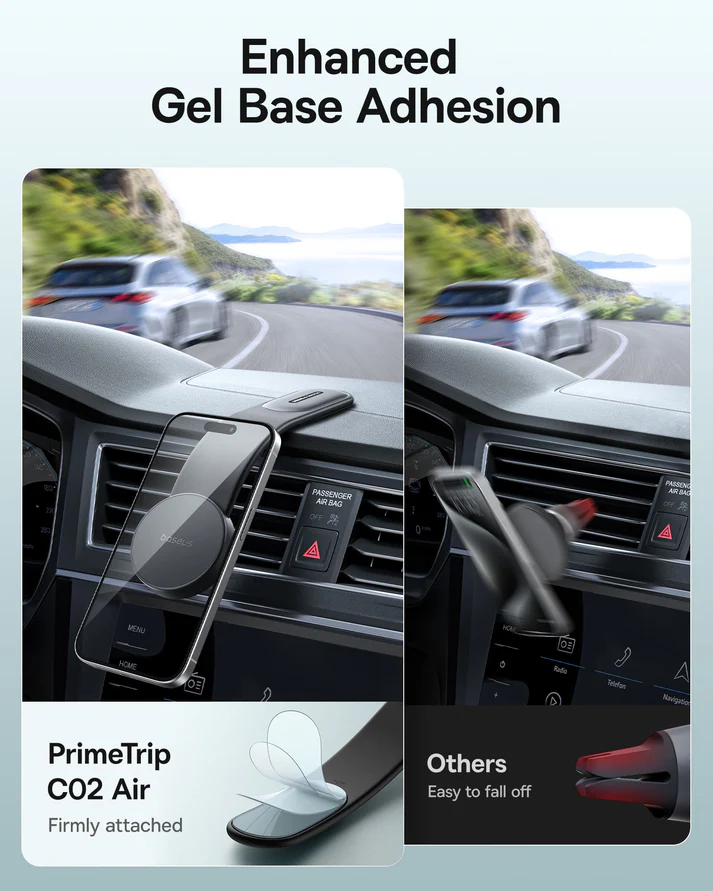 Baseus PrimeTrip C02 Air Magnetic Car Mount (Cluster Black)