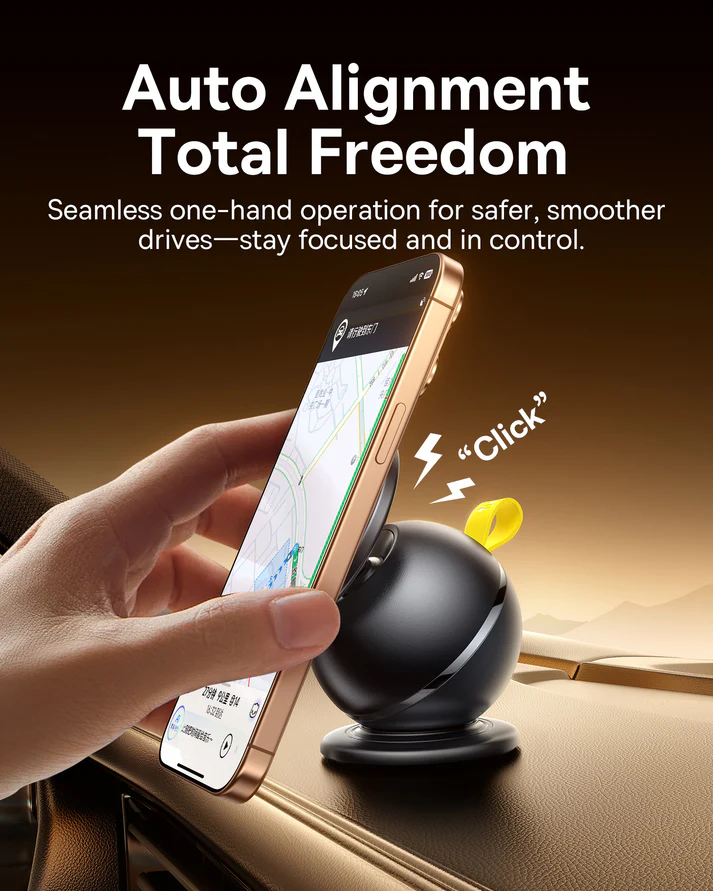 Baseus PrimeTrip VC1 Air Dashboard Magnetic Car Mount(Cosmic Black)