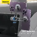 Baseus T-Space Series Folding Metal Car Mount Magnetic Phone Holder (Frost Silver)