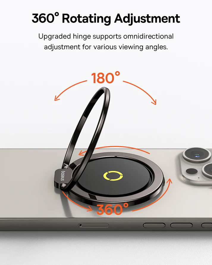 Baseus MagPro II Magnetic Ring Phone Stand - Cosmic (Cosmic Black)