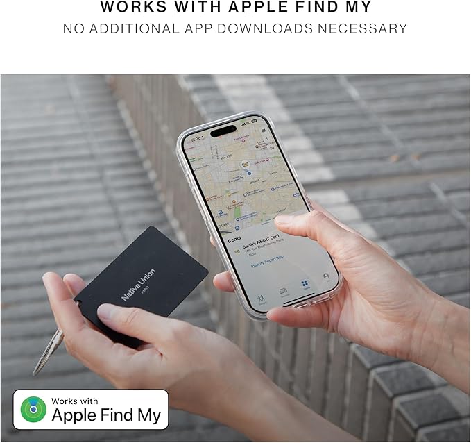 Native Union Find It card (Black)