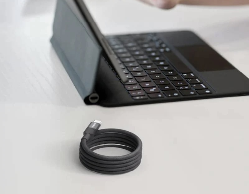 Momax Mag.Link 66W USB-A to USB-C Magnetic Cable 1m (Black)