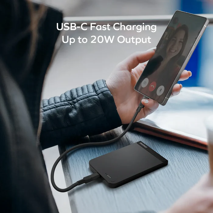 Momax 1-Power S.Pass 5000mAh Qi2 Magnetic Wirteless Battery Pack (ORANGE)