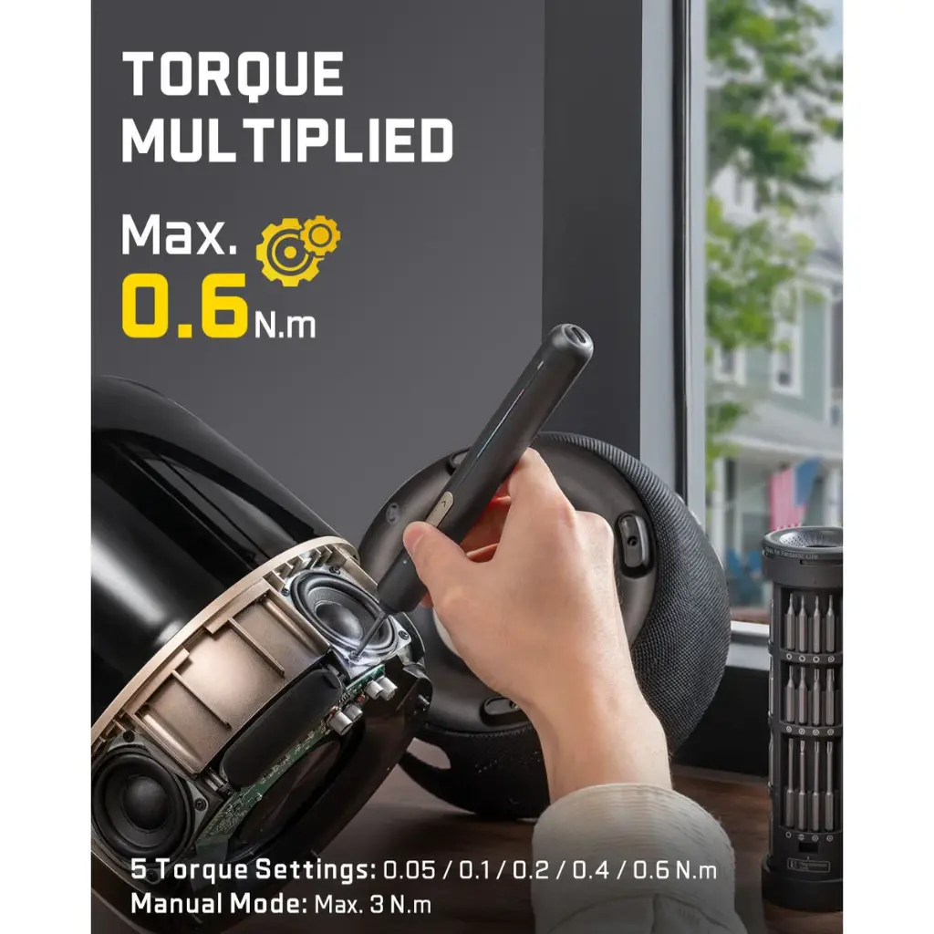 Fanttik NEX E1 MAX Precision Electric Screwdriver Kit (Gray)