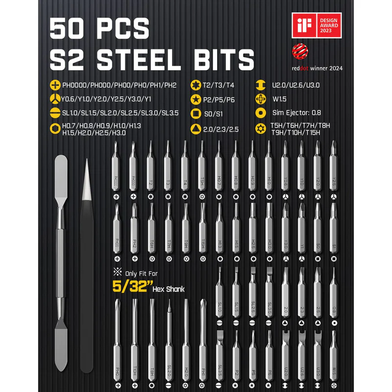 Fanttik NEX E1 MAX Precision Electric Screwdriver Kit (Gray)