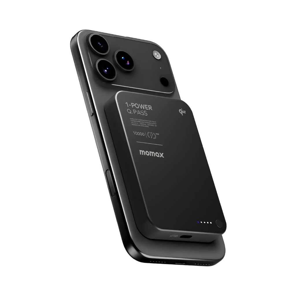 MomaxQ.Mag X1 Qi2 Magnetic Wireless Battery Pack 10000mAh - Gen 2 (Black) 