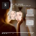 Porodo Lifestyle 5000mAh Power Bank Magnifying Mirror (White/Rose Gold)