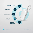 Powerology 5000mAh Power Bank (White)