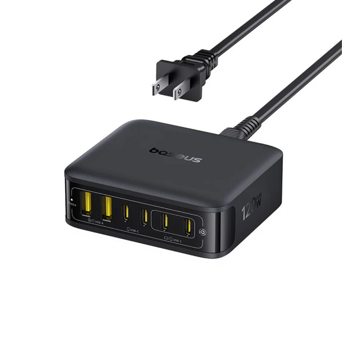 Baseus EnerFill FH21 Desktop Charging Station 4C+2U 120W - Cosmic Black