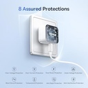 Baseus Palm Fast Charger 1C 30W - Moon White (with Baseus Cable USB-C to USB-C 60W)