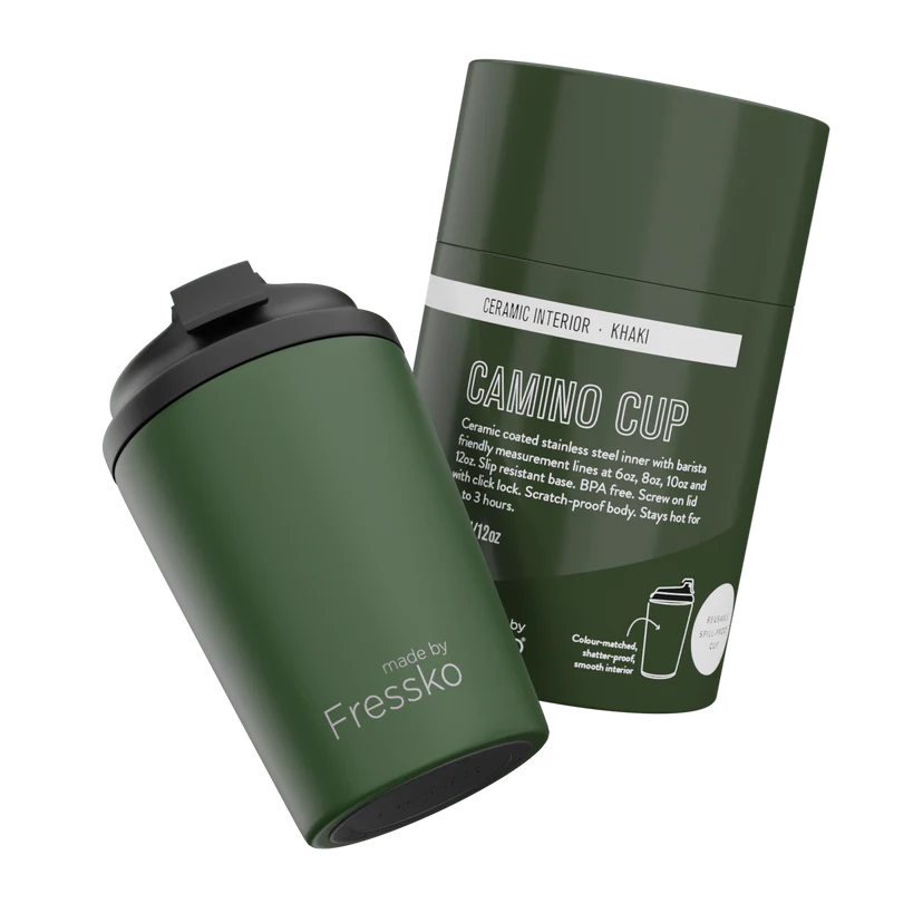 Fressko Camino 340ml / 12oz Cup - Ceramic - Khaki