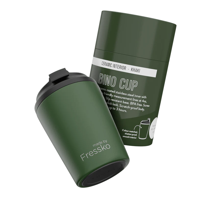 Fressko Bino 227ml / 8oz Cup - Ceramic - Khaki
