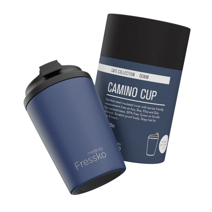 Fressko Camino 340ml / 12oz Cup - Stainless Steel - Denim