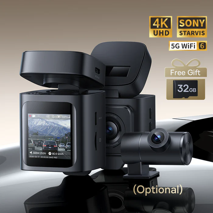 Baseus PrimeTrip VD1 Pro Dash Cam 4K Super Capacitor Version - Cosmic Black