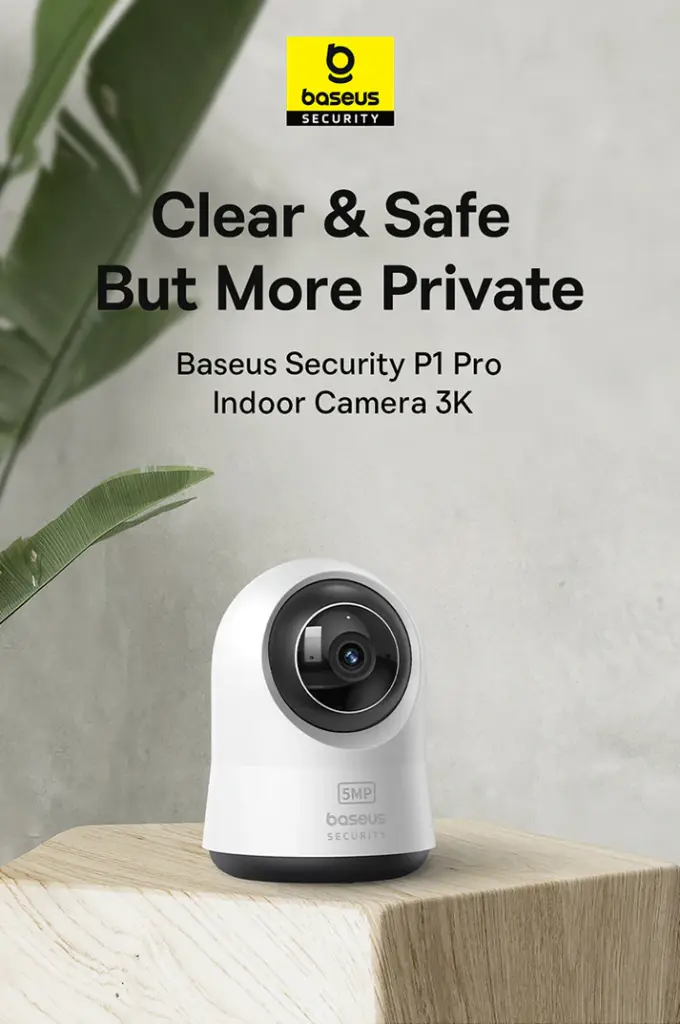 Baseus Security P1 Pro Indoor Camera 3K - Moon White