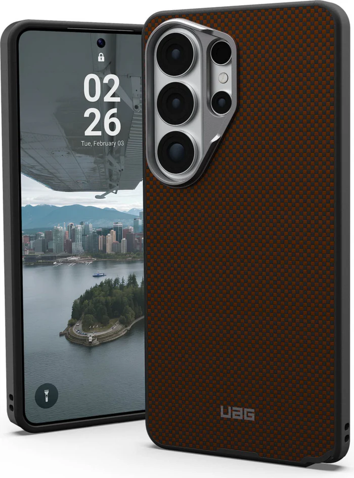 UAG Fibr Armr w/Magnet Case for Samsung Galaxy S26 Ultra (Orange/Charcoal)