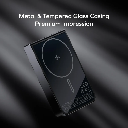 Momax 1-POWER S.PASS 10000mAh Qi2 Magnetic Wireless Battery Pack (Black)