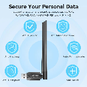 Vention AC650 USB Wi-Fi Dual Band Adapter (Black)