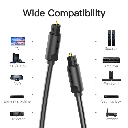 Vention Optical Fiber Audio Cable 1.5M (Black)