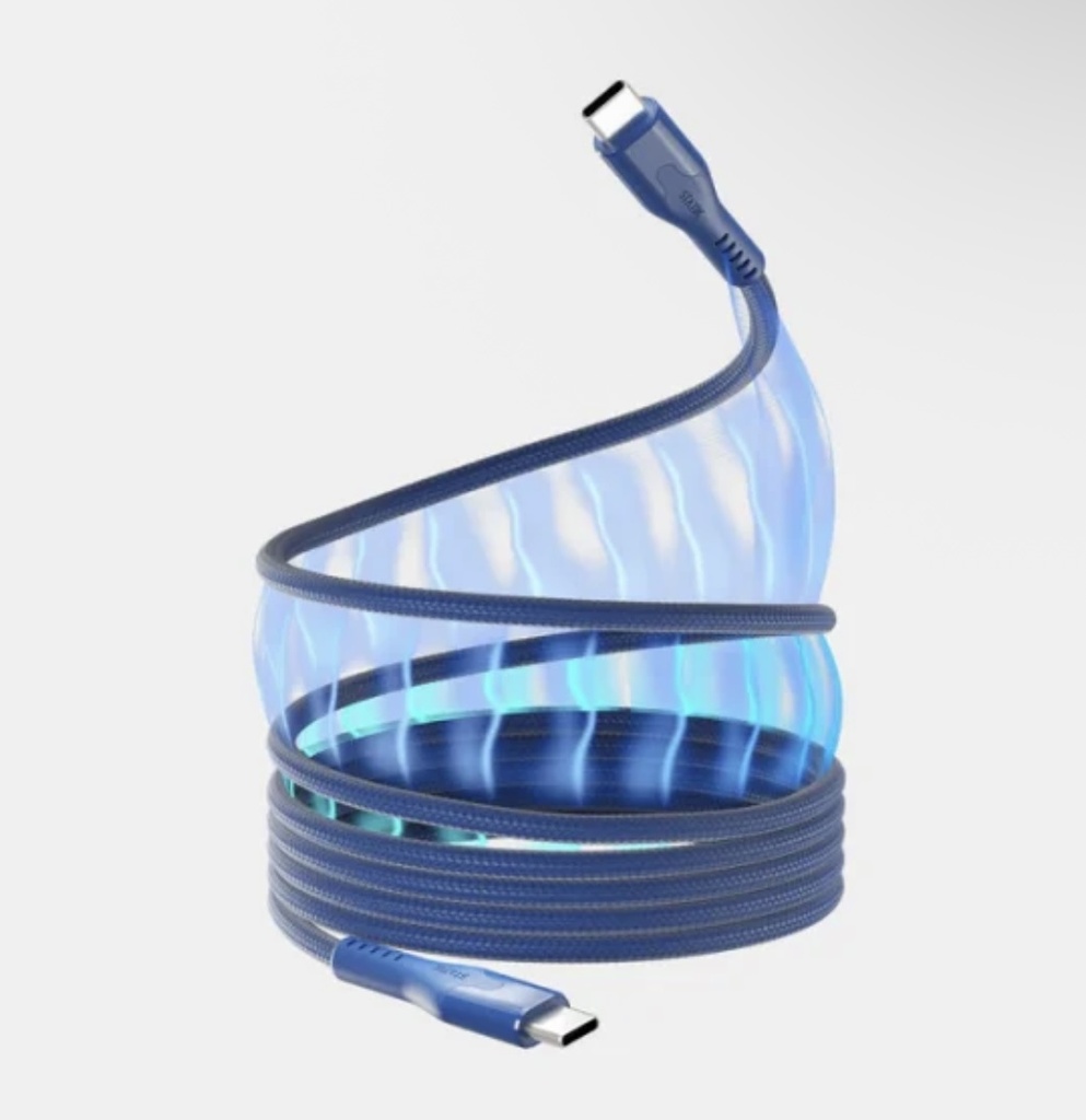 Statik MagStack Pro Magnetic 100w USB-C to C Cable 0.9M (Navy)