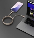 Powerology Malinka Weave Magnetic USB-C Cable PD 60W 1.2M (Desert Titanium)