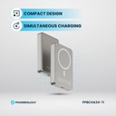 Powerology Spetelli Magsafe Aluminum Power Bank 10000mAh PD 20W (Desert Titanium)