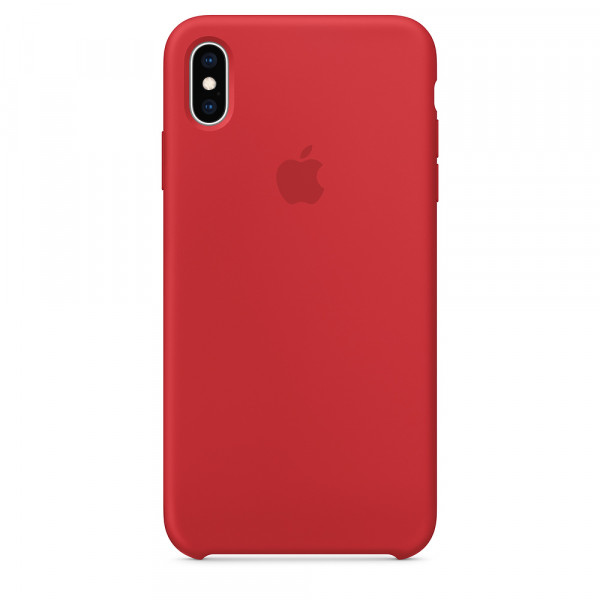 Apple Silicone Case for iPhone XS MAX (RED)
