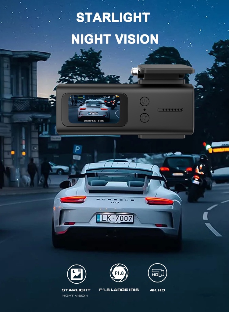 Phone Planet Car Dash Cam 4K HD