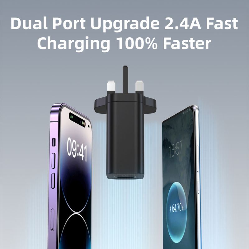 Phone Planet Dual QC Smart Charger USB 24W