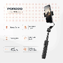 Porodo QuadBase Gimbal Stabilizer (Black)